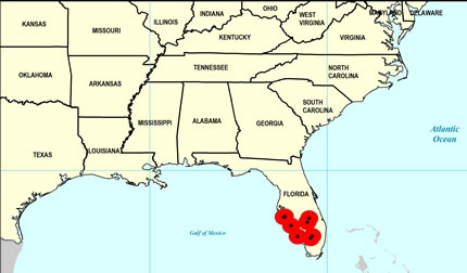 Late Pliocene Map