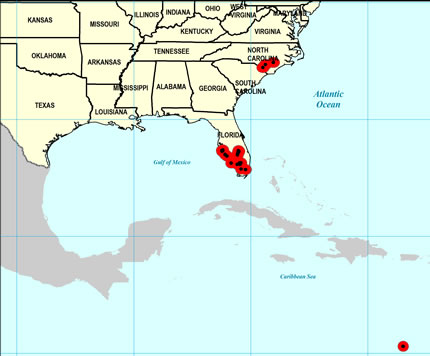 Late Pliocene Map